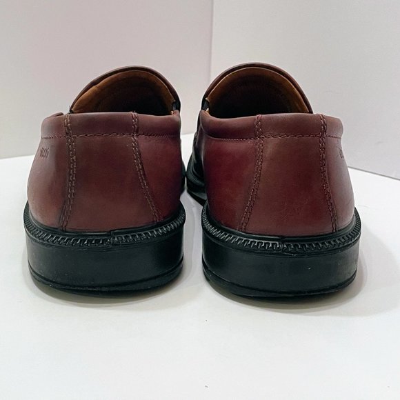 Ecco Arlanda Brown Leather Apron Toe Slip On Loafers Men\'s Size: 42 = 8/8.5 main image 9